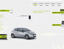 Tablet Screenshot of allure-autoecole.com